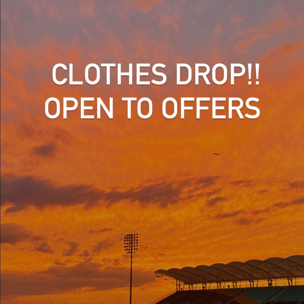 clothes drop!!! including lulu lemon !! urban outfitters!!  vans !! and more !!